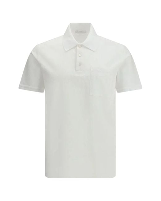 Givenchy White Cotton Polo Shirt for men