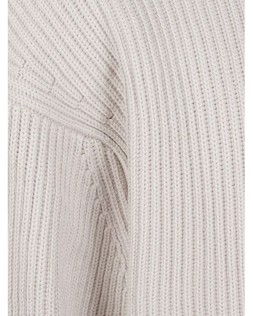 Entire studios White Crew Neck Sweater for men