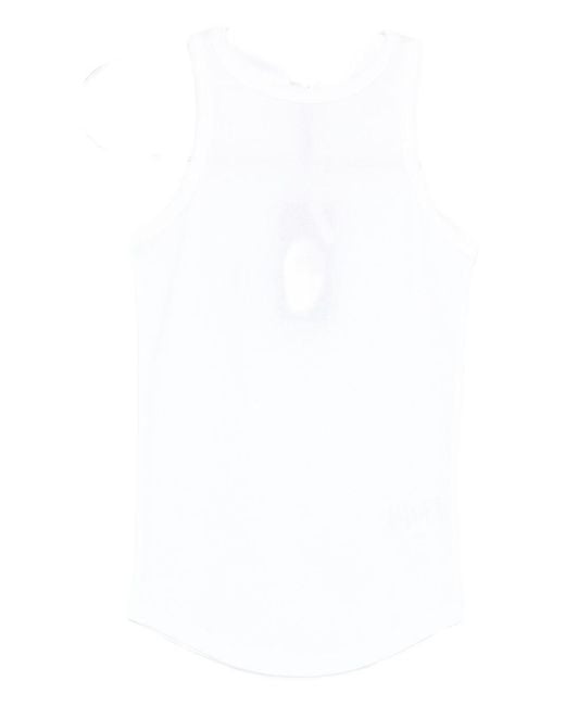 Herskind White Sabina Cotton Tank Top