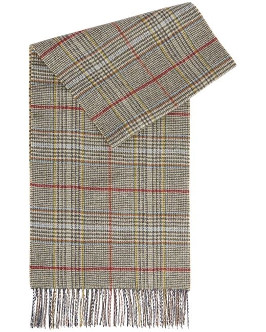 Barbour Gray Macklow Reversible Scarf for men
