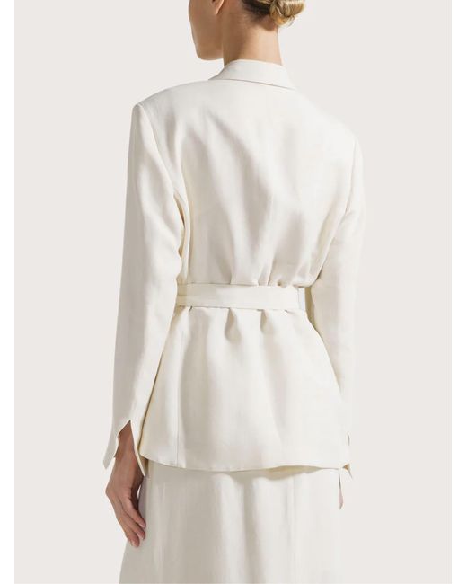 Seventy White Jacket With Sash