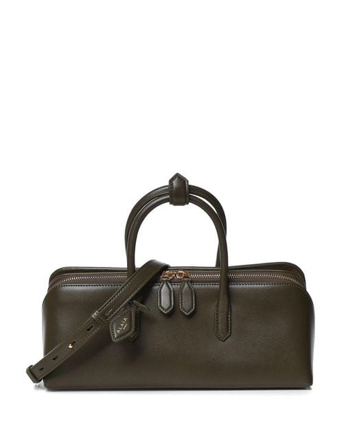 Alaïa Black Delta Small Leather Handbag