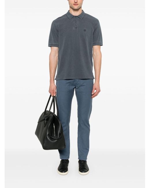 La Polo di Herno in Blue da Uomo