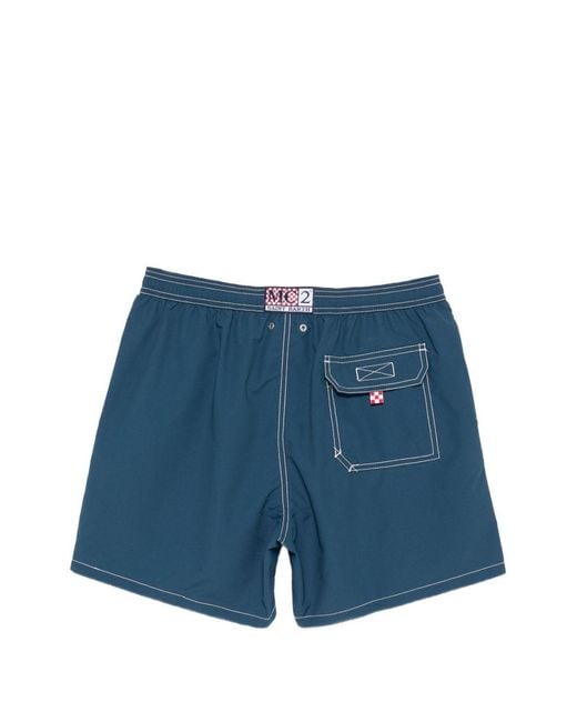 Mc2 Saint Barth Blue Classic Light Swim Shorts Patmos Swimshort for men