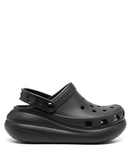 Crocs™ Classic Crush Clogs Sandals in Black | Lyst UK