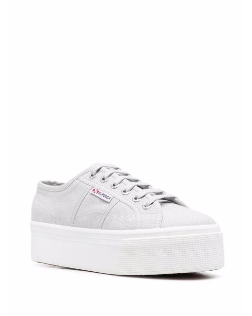 superga platform grey
