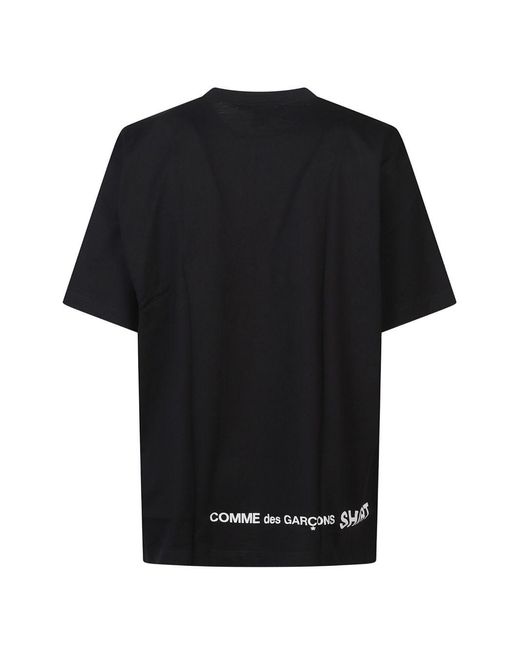 Comme des Garçons Black T-Shirt With Logo for men
