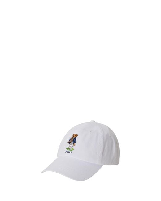Polo Ralph Lauren White Wimbledon Cap for men