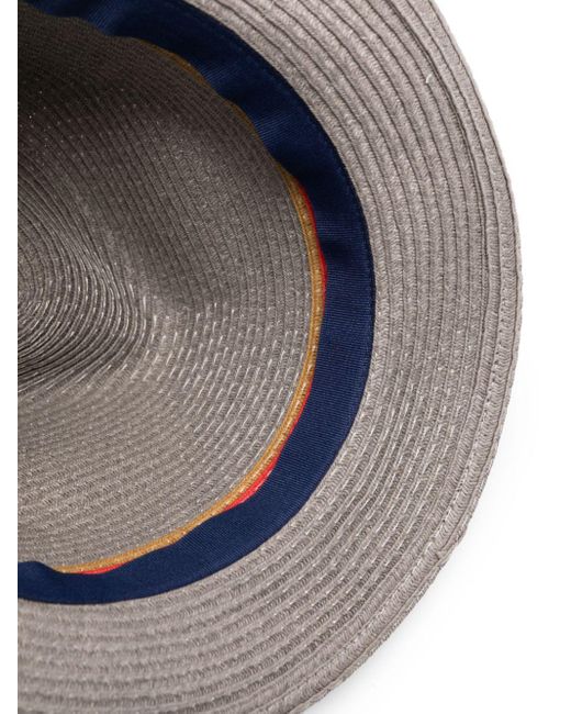 Paul Smith Gray Fedora Hat for men