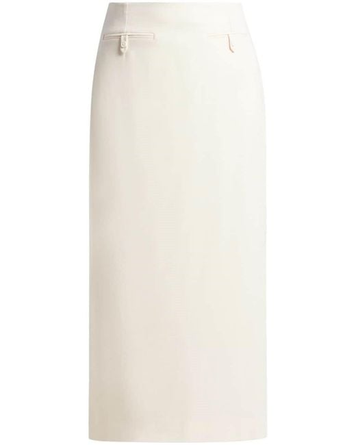 Staud White Smith Skirt