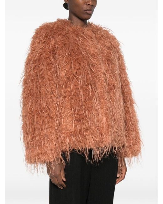 Forte_forte Brown Ecofur Blouson Jacket