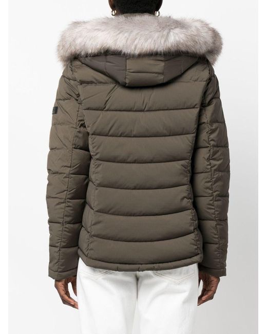 DKNY Thistle Puffer Jacket in Green | Lyst Canada