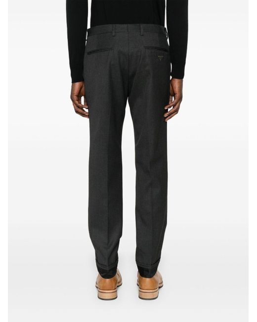 Prada Gray Trousers for men