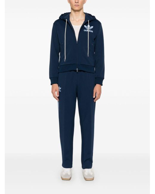 Felpa Con Logo di Adidas by Wales Bonner in Blue da Uomo