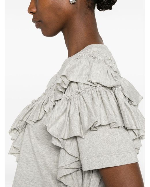 Dries Van Noten Gray Humey Cotton T-Shirt