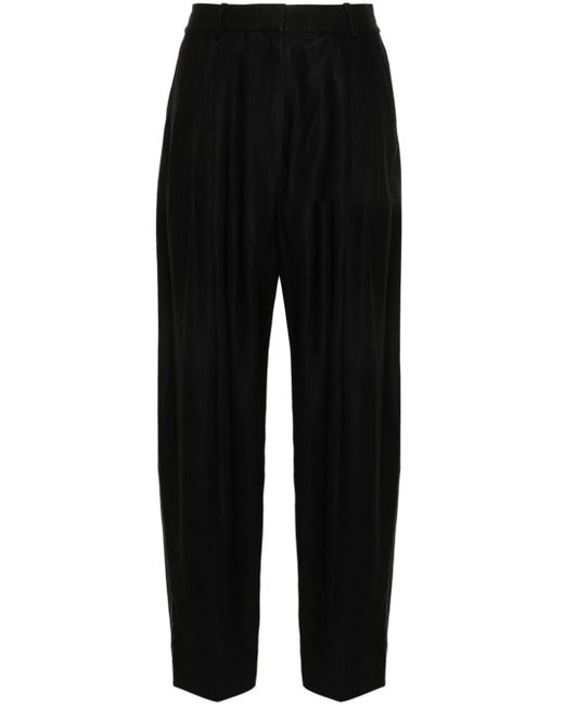 Studio Nicholson Black Wool Wide Leg Trousers