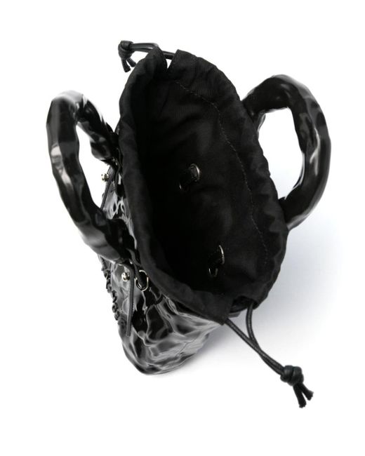 OTTOLINGER Black Sculpted Tote Bag