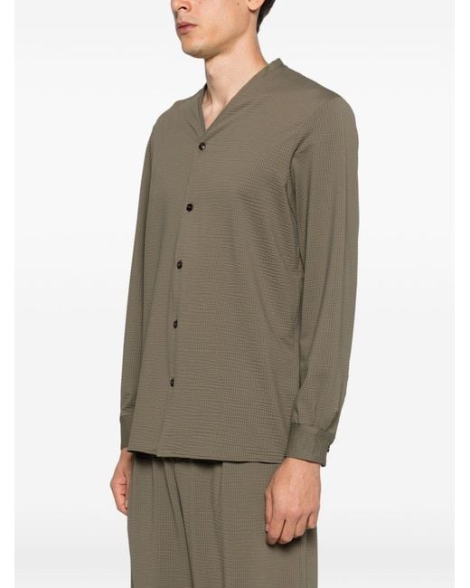 Emporio Armani Natural V-Necked Shirt for men