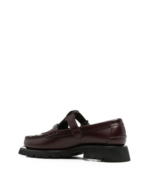 Hereu White Soller Leather Loafers