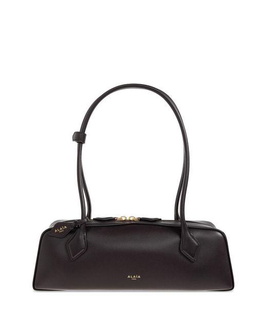 Alaïa Black Le Teckel Medium Leather Shoulder Bag