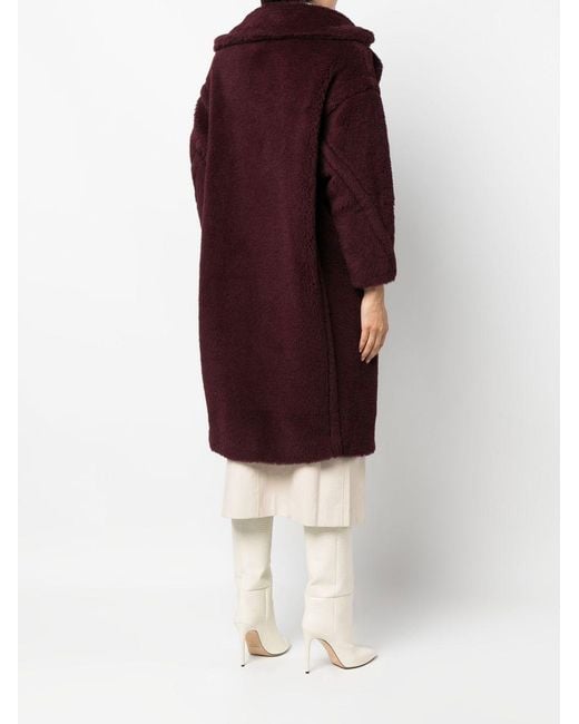 Max Mara Purple "Tedgirl" Classic Coat