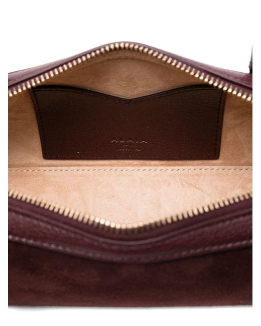 Alaïa Brown Le Teckel Small Leather Shoulder Bag