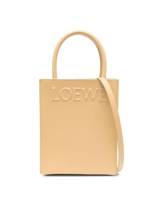 Loewe Natural Logo Leather Tote Bag