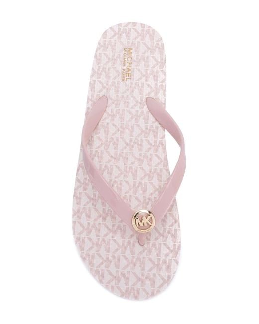 Michael kors flip flops pink Clearance