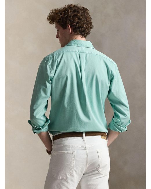 Polo Ralph Lauren Blue Shirt With Logo for men