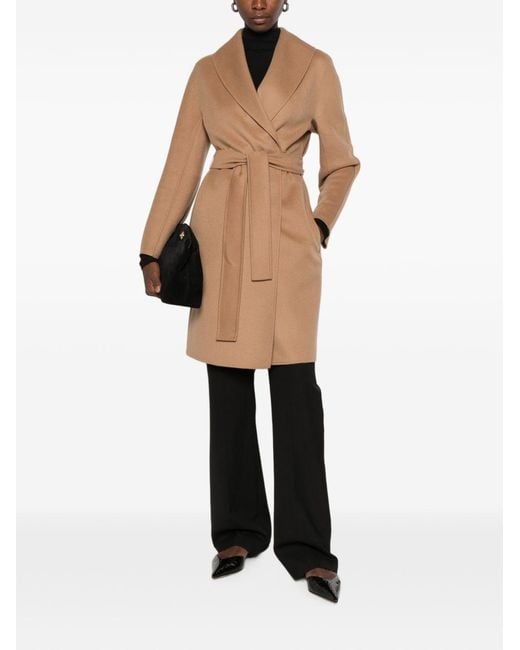 Max Mara Natural Wool Coat