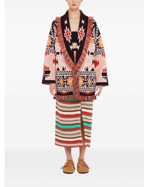 Cardigan Geometric Roots di Alanui in Black