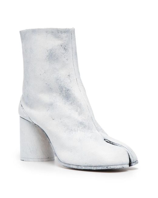 Maison Margiela White Tabi Bianchetto Ankle Boots