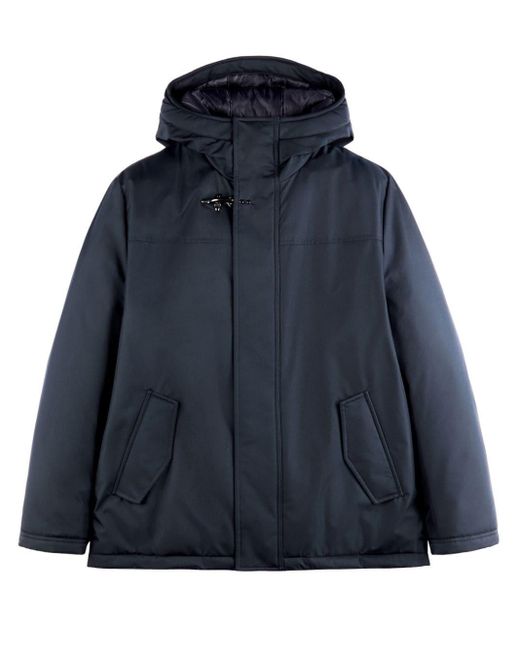Fay Blue Double Front Caban Jacket for men