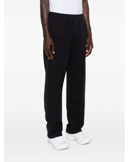 Emporio Armani Black Cotton Sweatpants for men