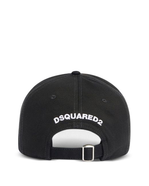 DSquared² Black Iconic Hat for men