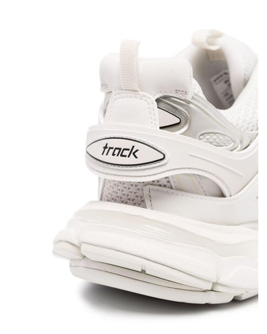 Balenciaga White Track Low-top Sneakers for men