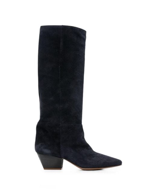 Forte_forte Blue Suede Leather Boots