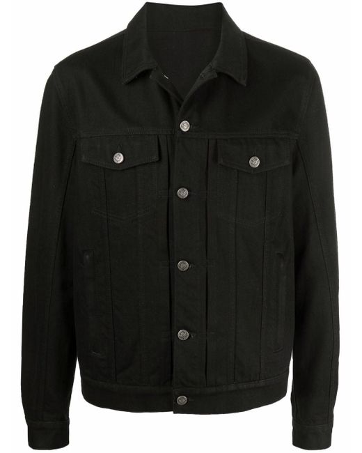 Balmain Denim Jacket in Black for Men 