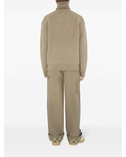 Burberry Natural Comfortable Fit Trousers for men
