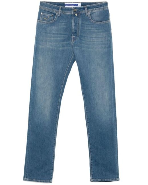Jacob Cohen Blue Slim Bard Jeans for men