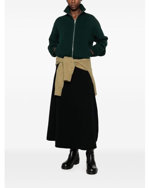 Extreme Cashmere Green Cashmere Cardigan