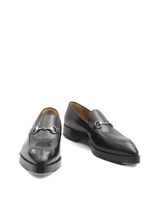 Gucci Black Moccasin With Clamp for men