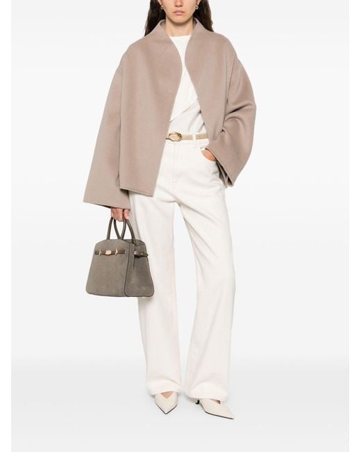 Soft Goat Natural Wool Cape