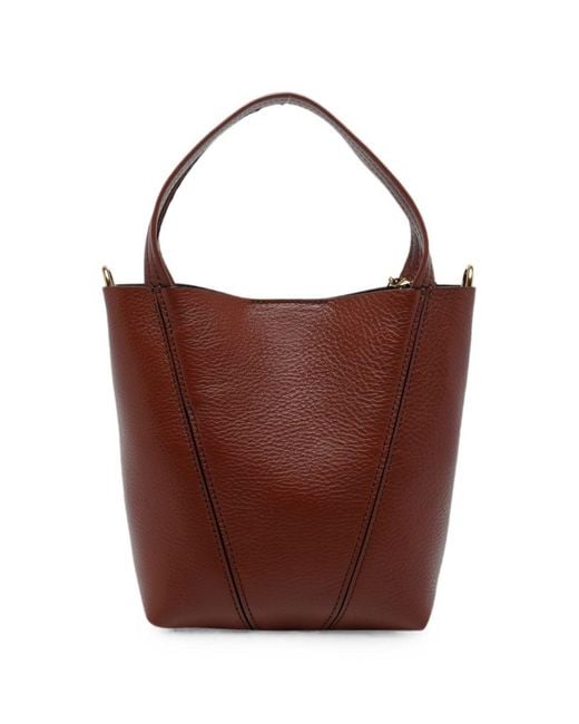 Spin Piccola Tote di Chloé in Brown