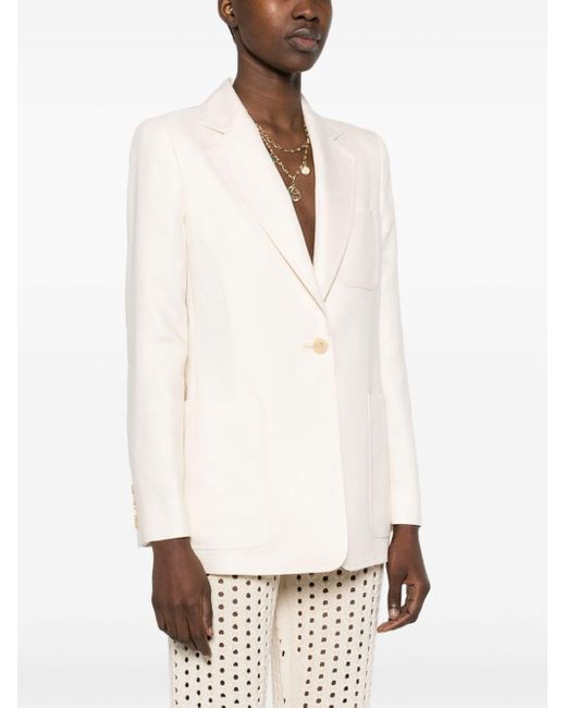 Blazer Boemia di Max Mara in Natural