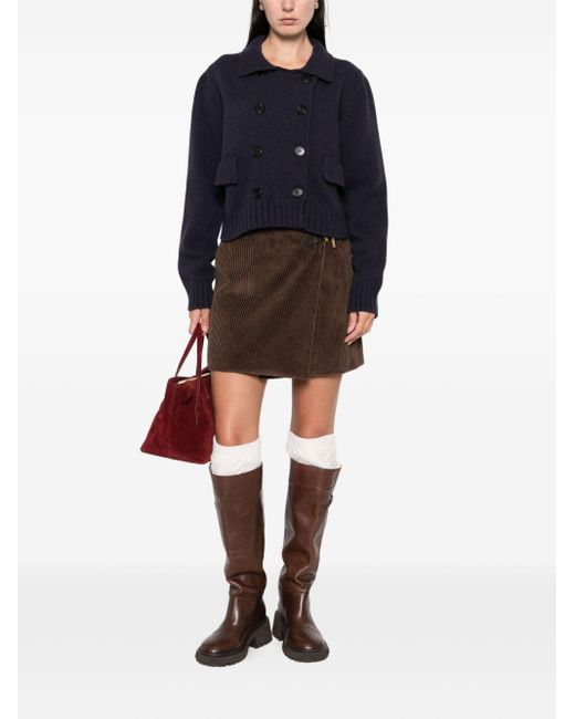 Jucca Blue Doublebrested Jacket Like Jumper