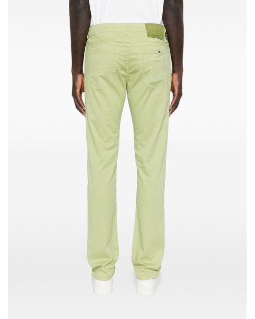 Jacob Cohen Green Slim Denim Cotton Jeans for men