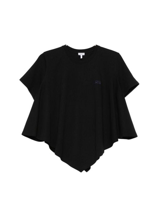Loewe Black Cape Cotton T-Shirt