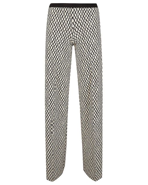 Siyu Gray Printed Trousers