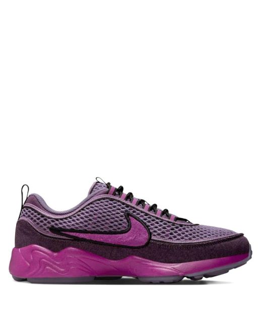 Nike Purple Air Zoom Spiridon Prm Mesh-Panel Sneakers for men